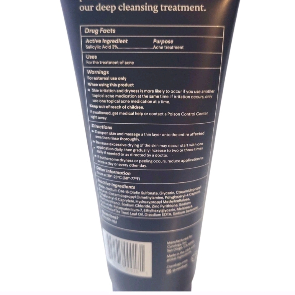 Acne Body Wash - CUROLOGY ~ 3 Pack - Picture 3 of 3